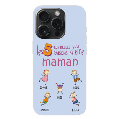 Les plus belles raisons - Coque de téléphone personnalisée