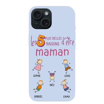 Les plus belles raisons - Coque de téléphone personnalisée