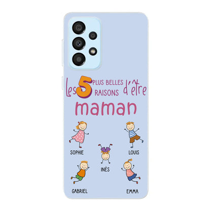 Les plus belles raisons - Coque de téléphone personnalisée
