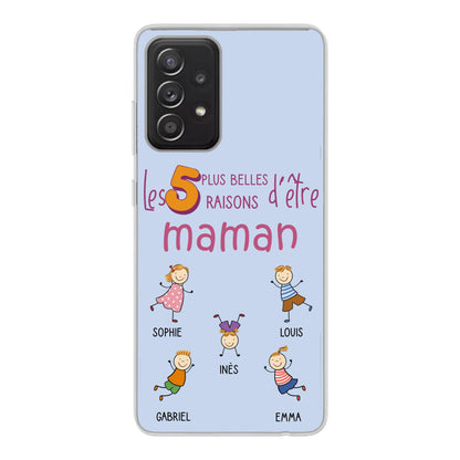 Les plus belles raisons - Coque de téléphone personnalisée