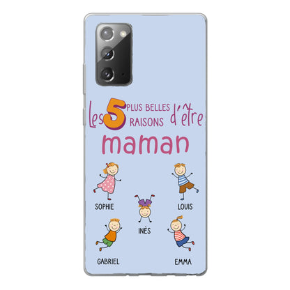 Les plus belles raisons - Coque de téléphone personnalisée