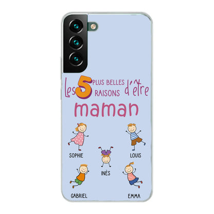 Les plus belles raisons - Coque de téléphone personnalisée