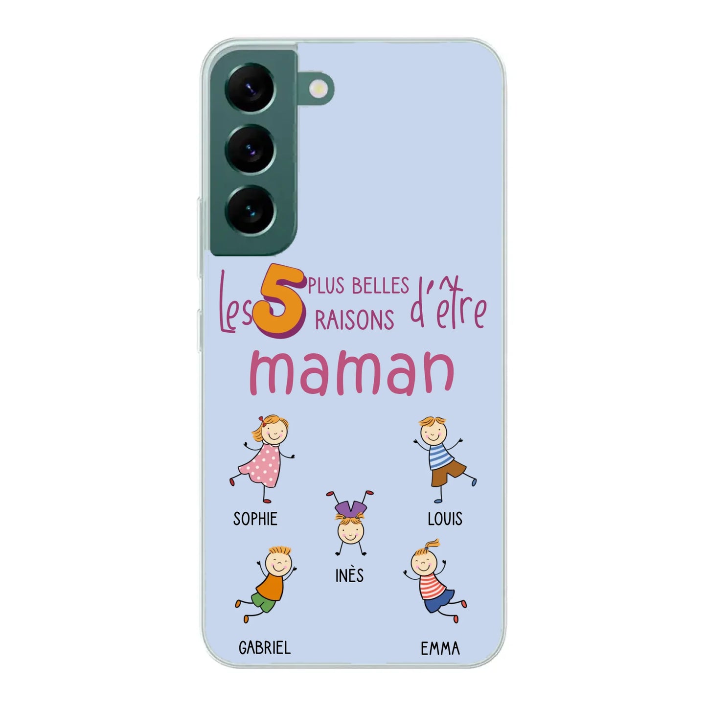 Les plus belles raisons - Coque de téléphone personnalisée