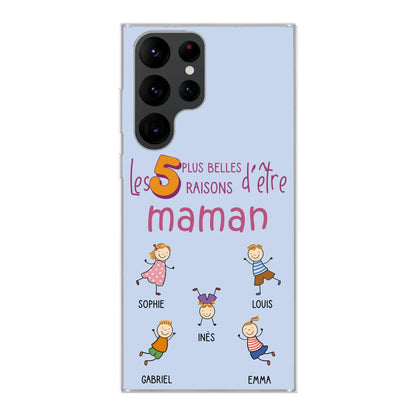 Les plus belles raisons - Coque de téléphone personnalisée
