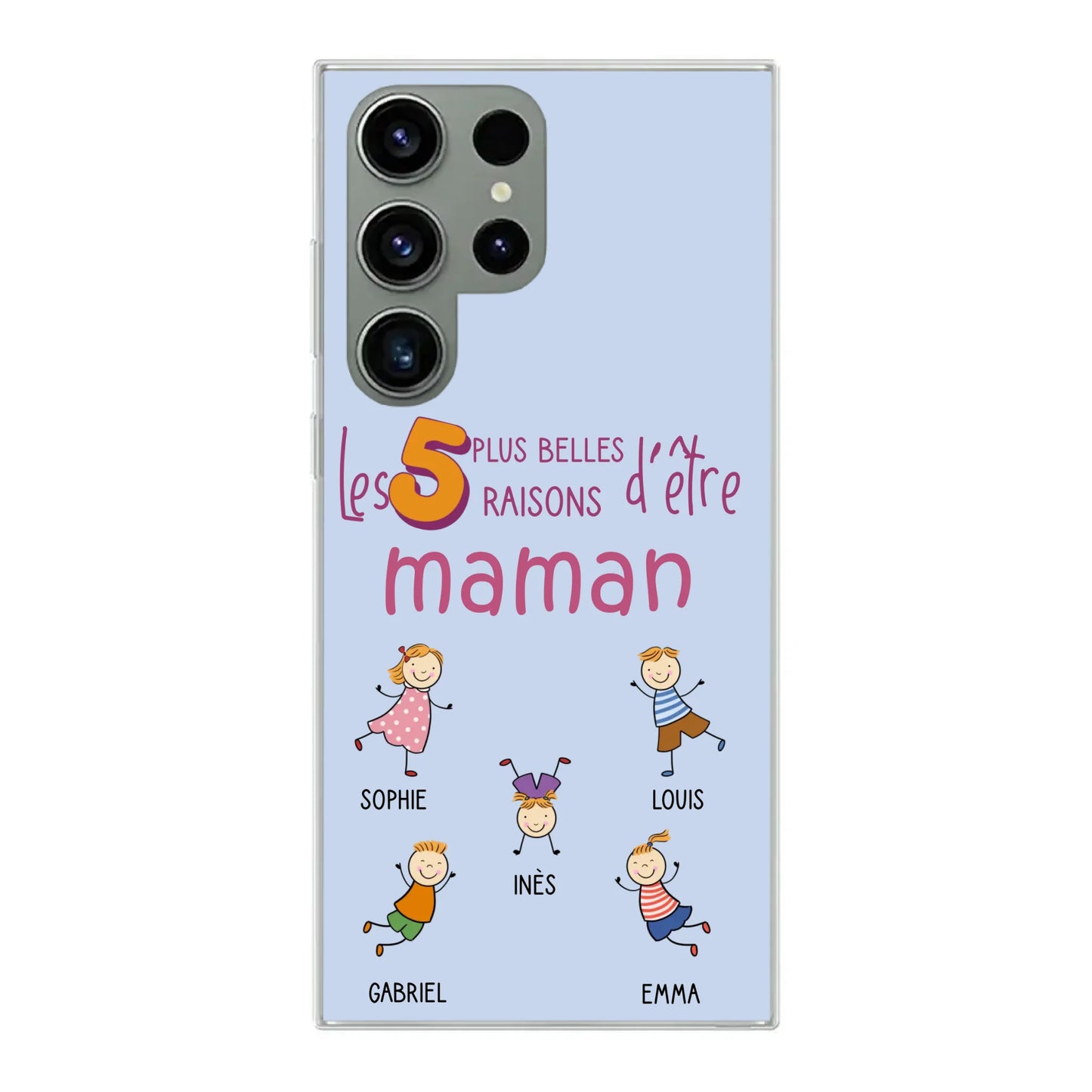 Les plus belles raisons - Coque de téléphone personnalisée