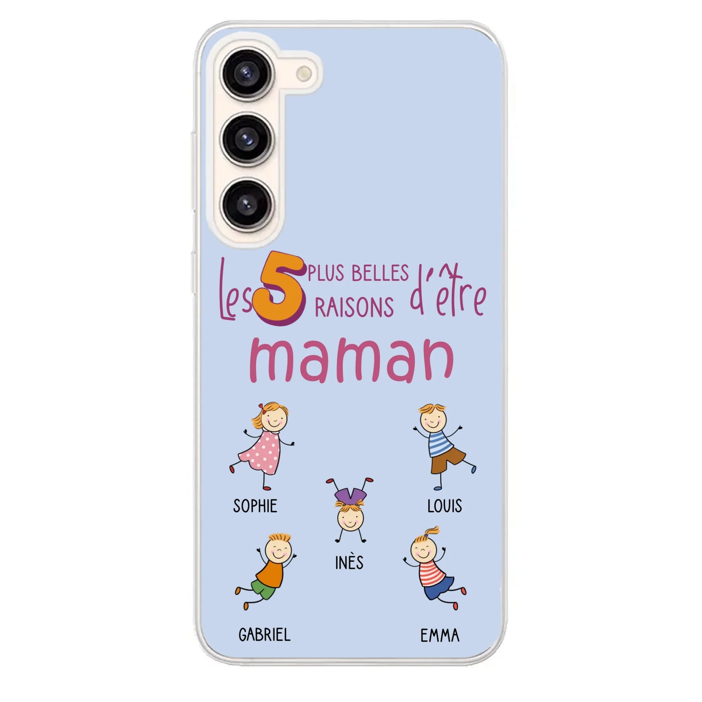 Les plus belles raisons - Coque de téléphone personnalisée