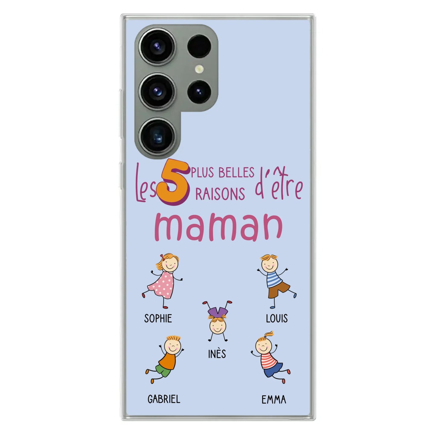 Les plus belles raisons - Coque de téléphone personnalisée