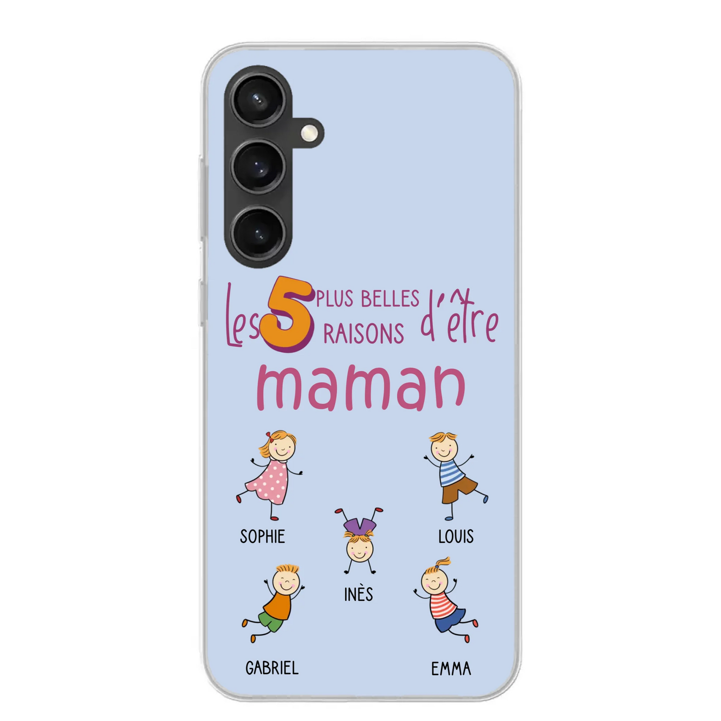Les plus belles raisons - Coque de téléphone personnalisée