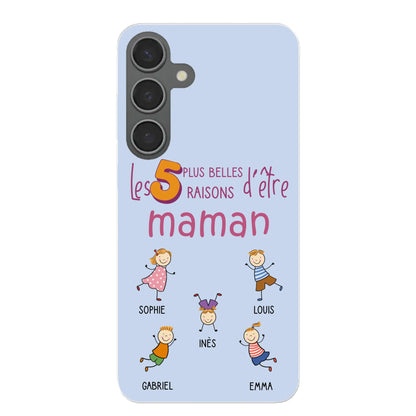 Les plus belles raisons - Coque de téléphone personnalisée