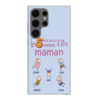 Les plus belles raisons - Coque de téléphone personnalisée