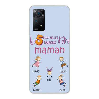 Les plus belles raisons - Coque de téléphone personnalisée