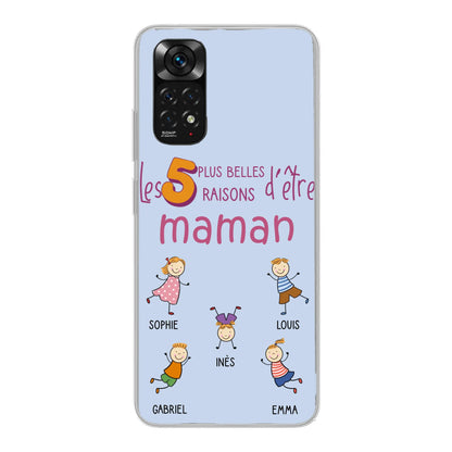 Les plus belles raisons - Coque de téléphone personnalisée