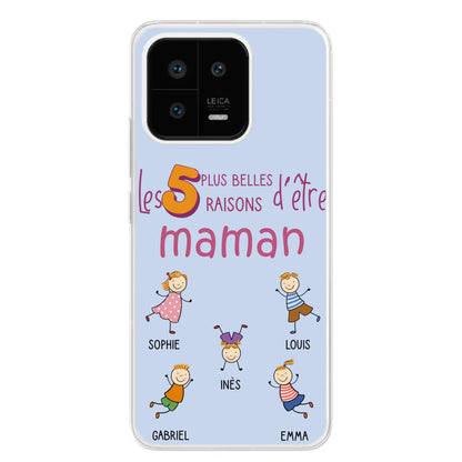 Les plus belles raisons - Coque de téléphone personnalisée