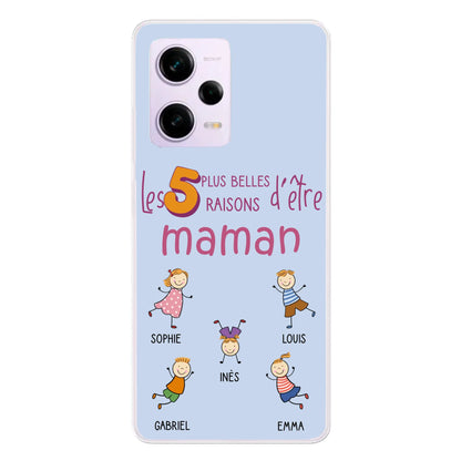 Les plus belles raisons - Coque de téléphone personnalisée
