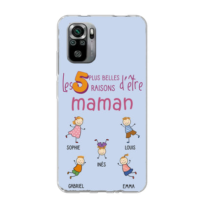 Les plus belles raisons - Coque de téléphone personnalisée