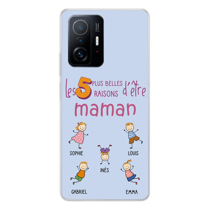 Les plus belles raisons - Coque de téléphone personnalisée