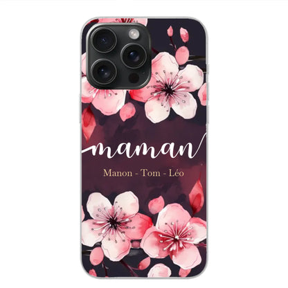 Amour des fleurs - Coque de téléphone personnalisée