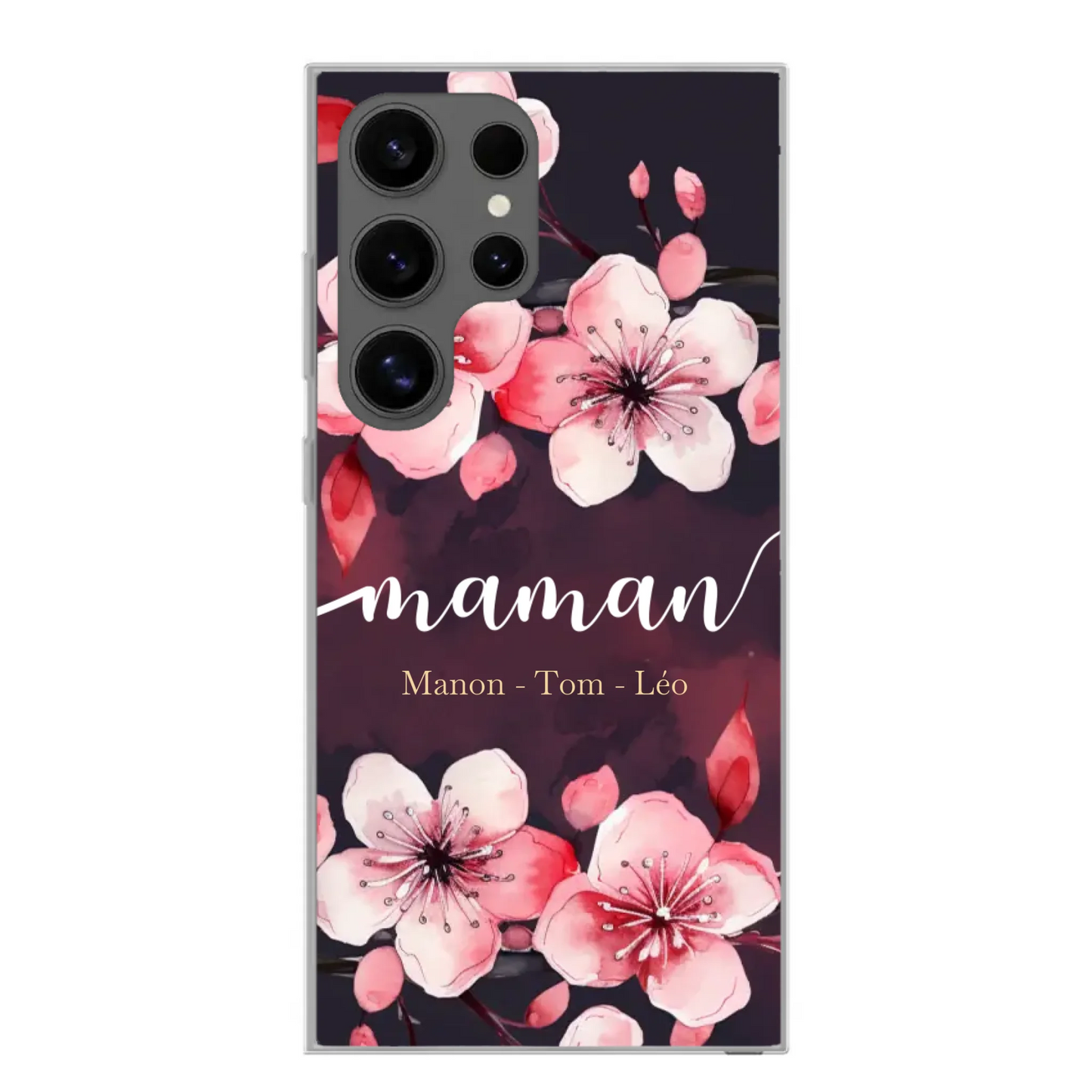 Amour des fleurs - Coque de téléphone personnalisée