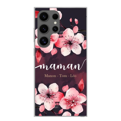 Amour des fleurs - Coque de téléphone personnalisée