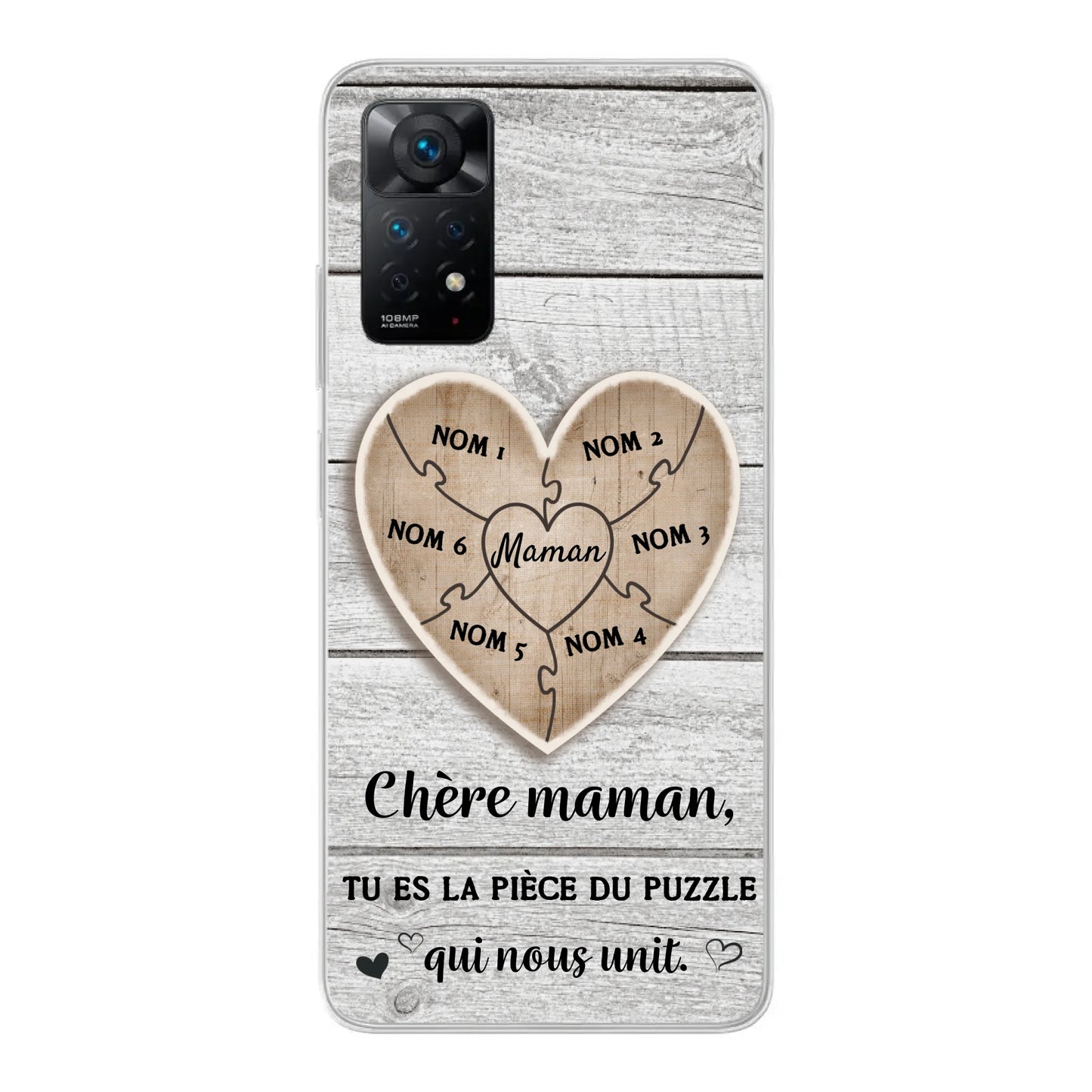 Pièce de puzzle - Coque de téléphone personnalisée