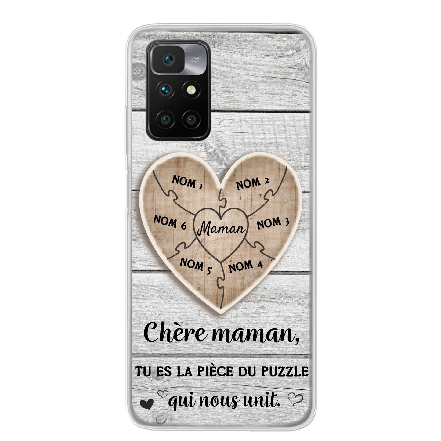 Pièce de puzzle - Coque de téléphone personnalisée
