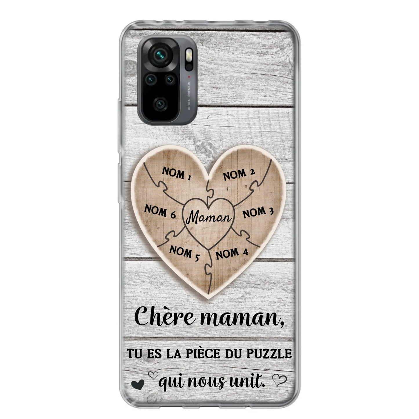 Pièce de puzzle - Coque de téléphone personnalisée