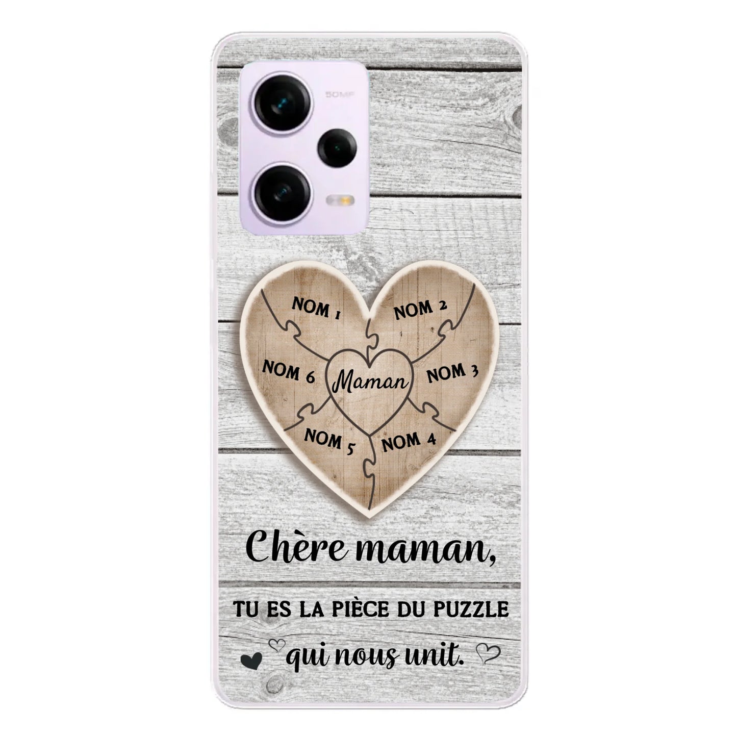 Pièce de puzzle - Coque de téléphone personnalisée