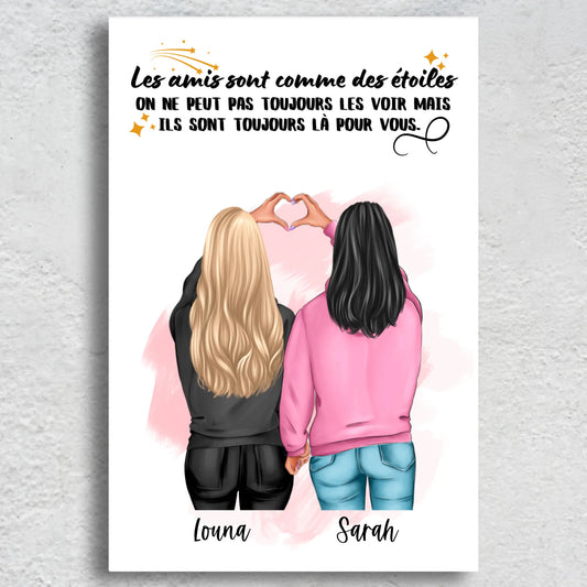 Toujours ensemble - Toile personnalisée