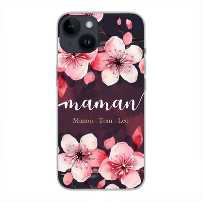 Amour des fleurs - Coque de téléphone personnalisée