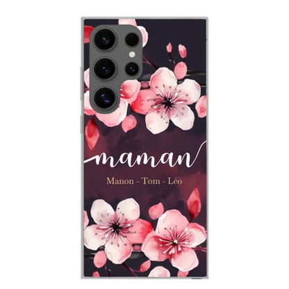Amour des fleurs - Coque de téléphone personnalisée