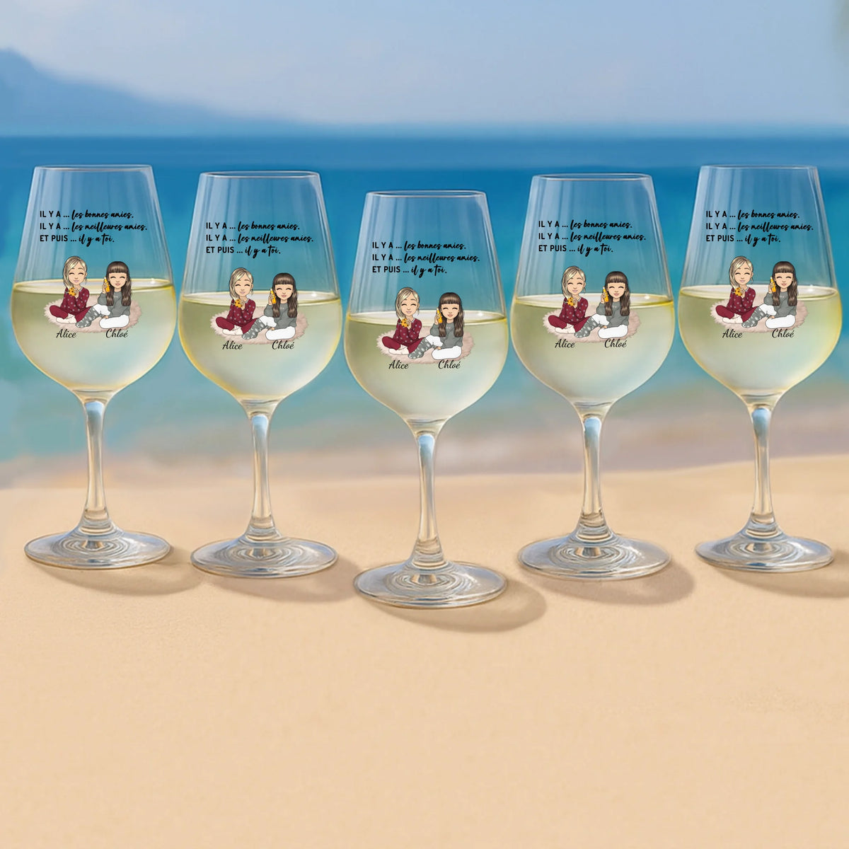 store set 4 wine glasses 