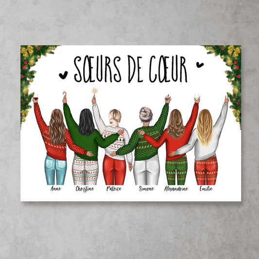 Meilleures ensemble (4-6 P) - Poster personnalisé